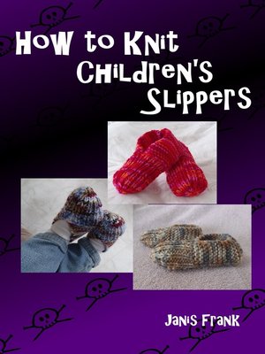 cover image of How to Knit Children's Slippers